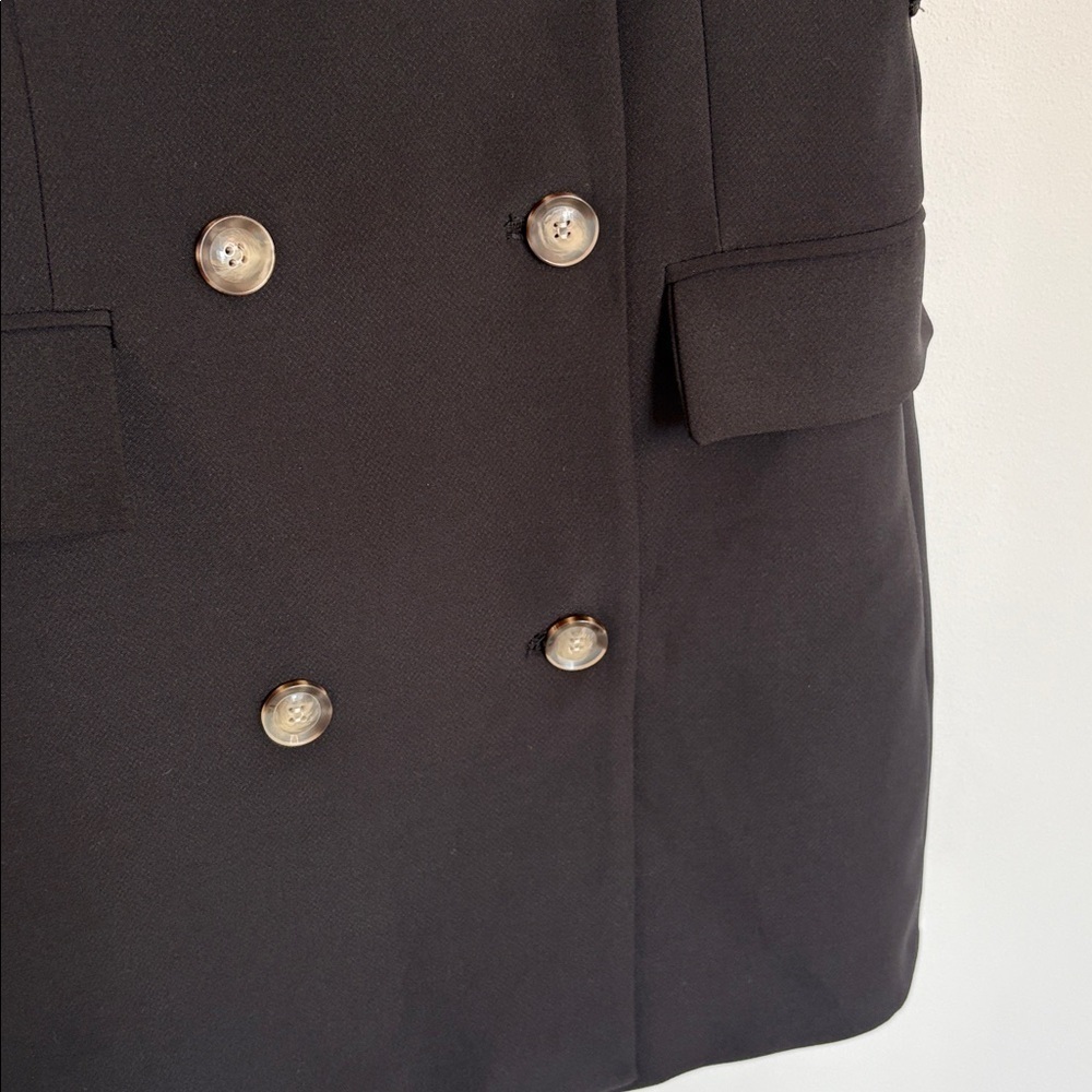 Zara Double Breasted Button Front Mini Dress - image 3